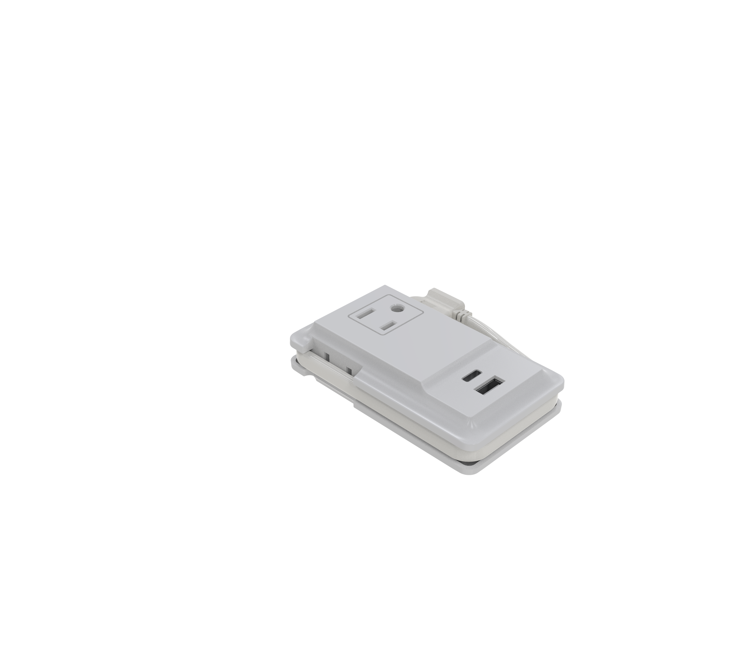 AC socket*3 with Type C PD + 1 USB wall charger AC socket*3 with Type C PD + 1 USB wall charger