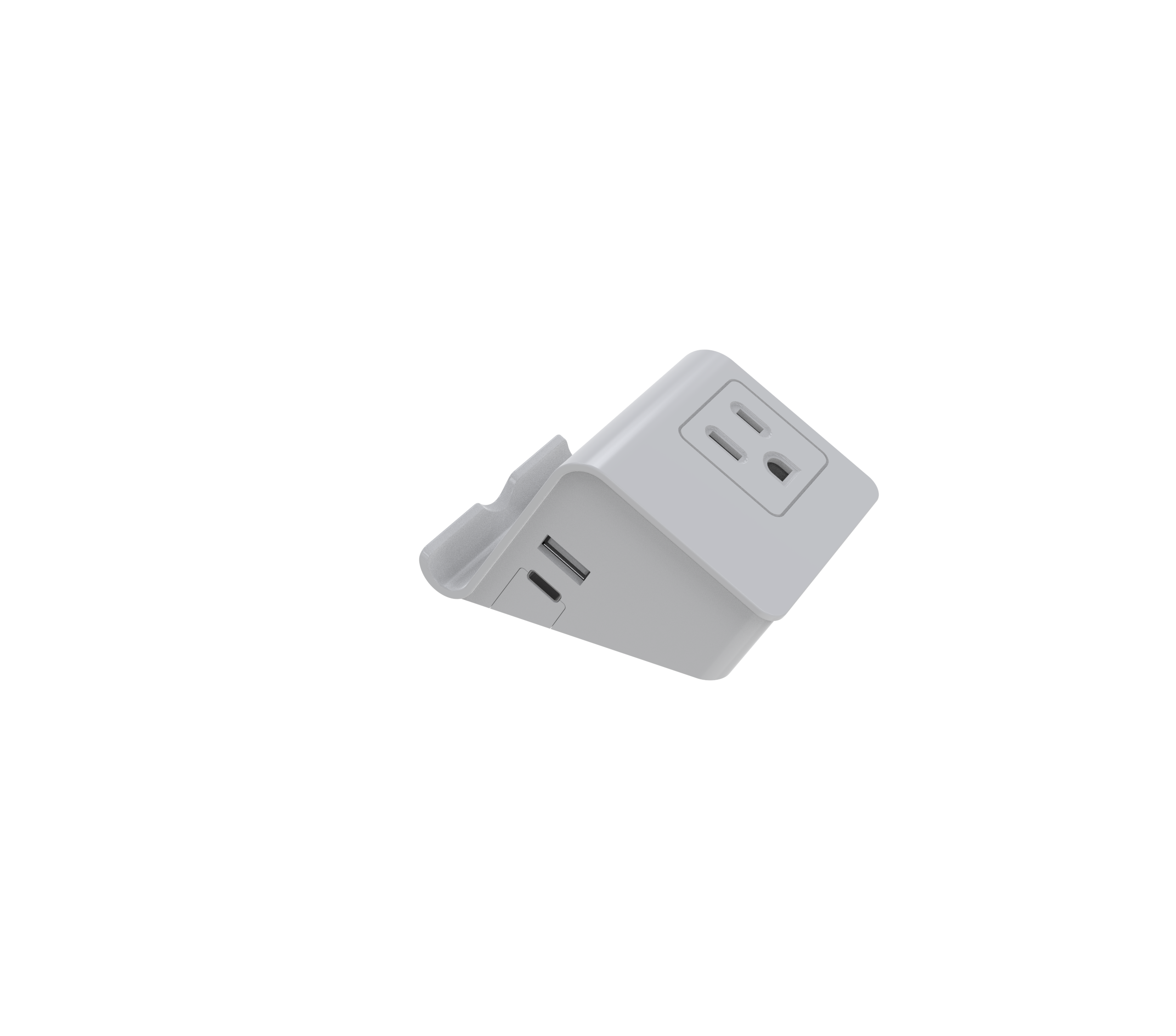 Type C PD + 1 USB wall charger with US ACsocket Type C PD + 1 USB wall charger with US ACsocket