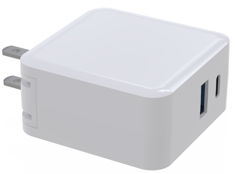 Type C PD + 1 USB wall charge Type C PD + 1 USB wall charge